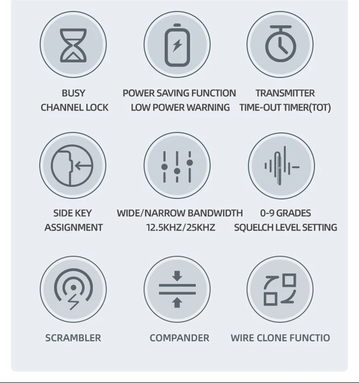 5W Analog Walkie Talkie
