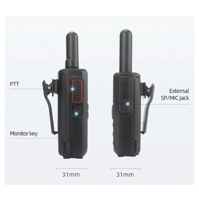 Handheld Super Mini Walkie Talkie